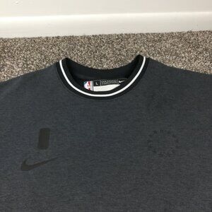 Philadelphia 76ers Sixers Shooting Shirt Nike Authentics Warmup Gray Mens Large